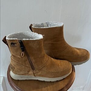Sorel Tan Suede Boots